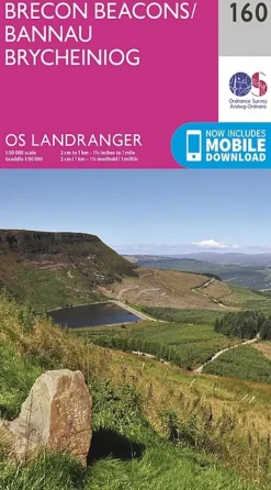 Ordnance Survey Maps And Books-OS Landranger Map 160 - Brecon Beacons