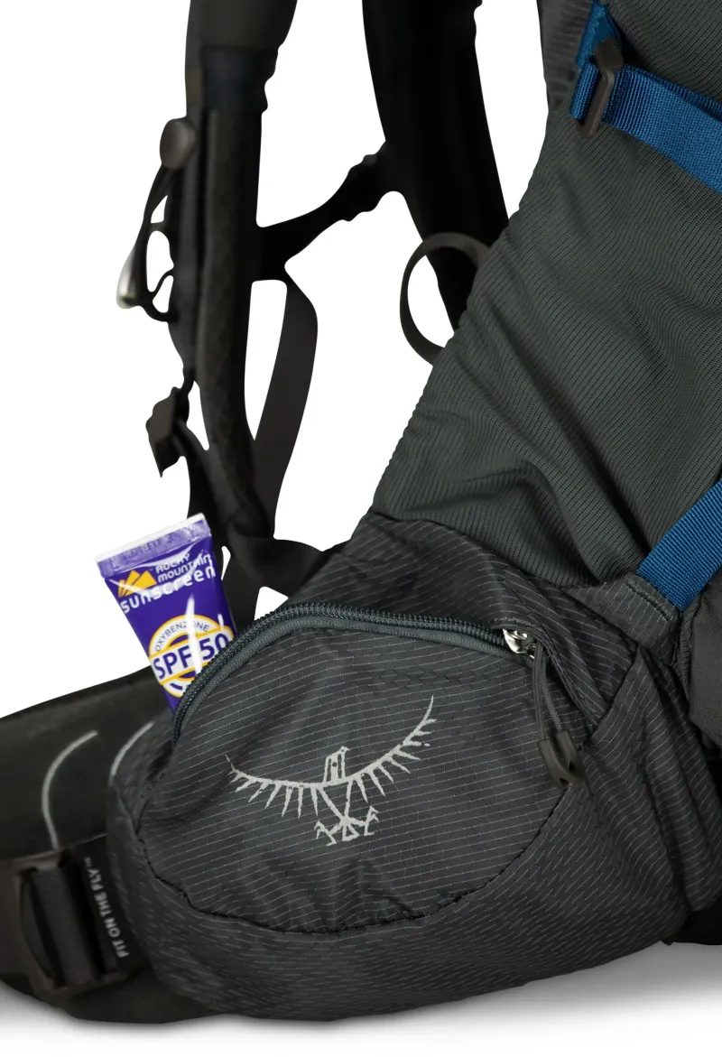 Osprey Backpacking Packs-Aether Plus 70 Rucksack - Eclipse Grey