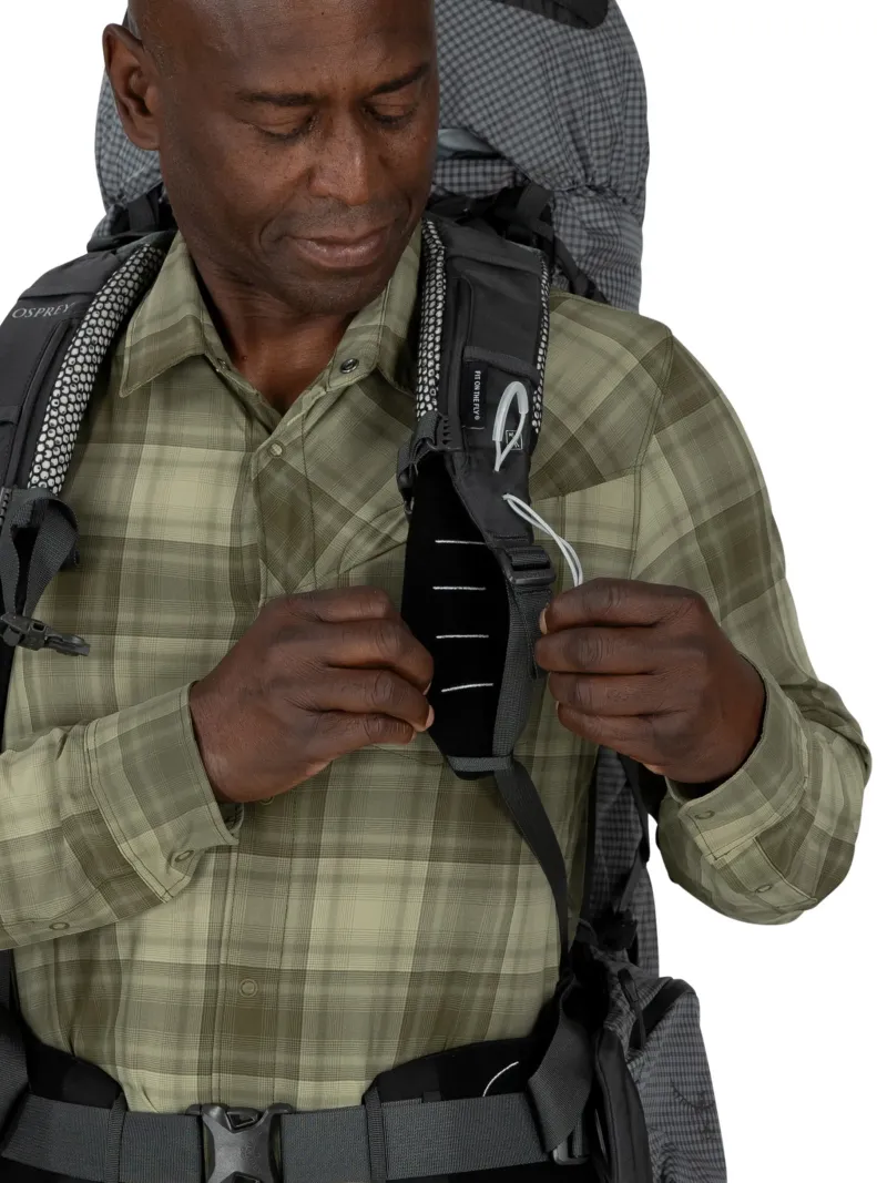 Osprey Backpacking Packs-Aether Pro 75 Rucksack - Silver Lining