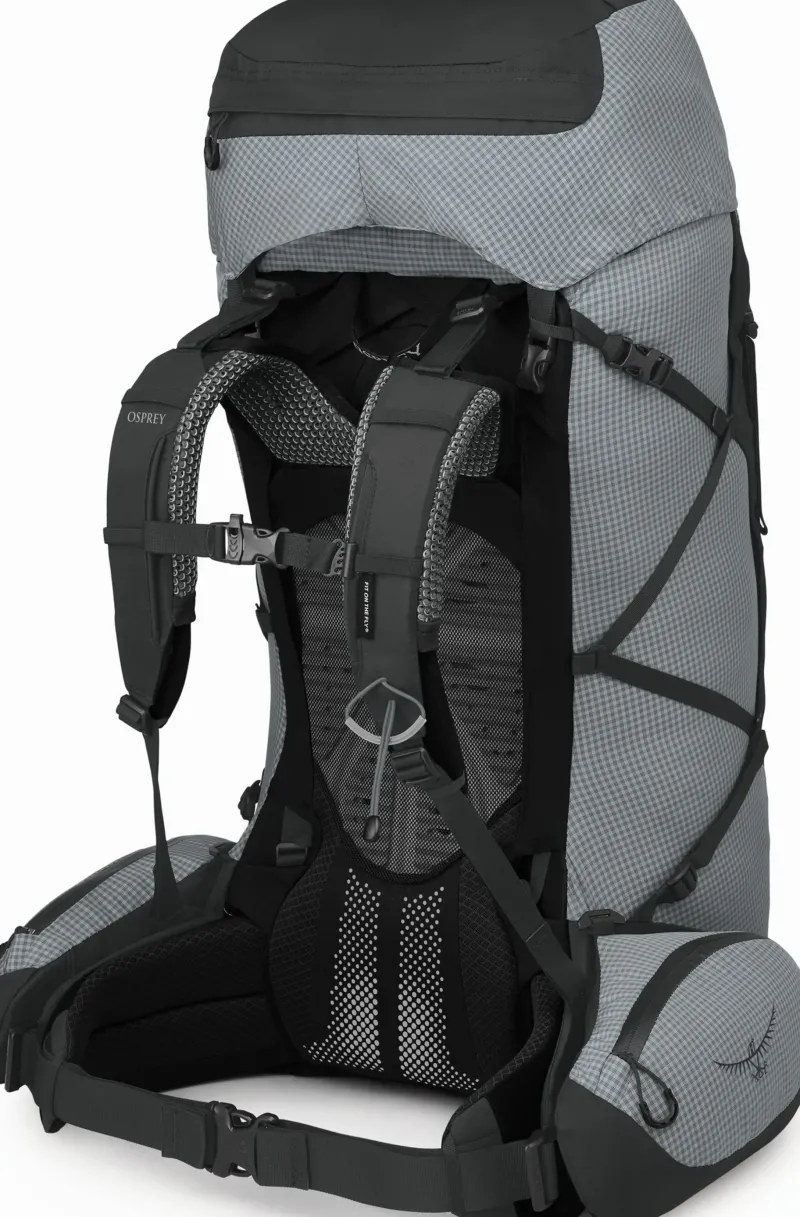 Osprey Backpacking Packs-Aether Pro 75 Rucksack - Silver Lining
