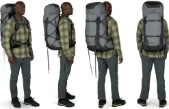 Osprey Backpacking Packs-Aether Pro 75 Rucksack - Silver Lining