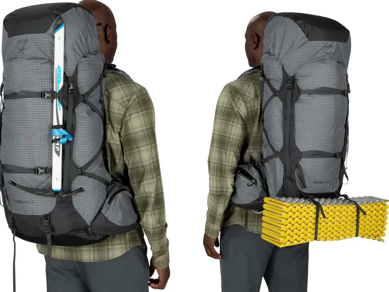 Osprey Backpacking Packs-Aether Pro 75 Rucksack - Silver Lining