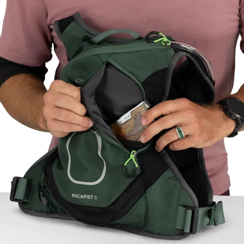 Osprey Fast & Light Rucksacks And Vests-Escapist Velocity 6 Rucksack - Black