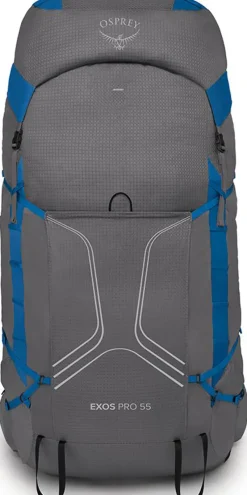 Osprey Backpacking Packs-Exos Pro 55 Rucksack - Dale Grey-Agam Blue