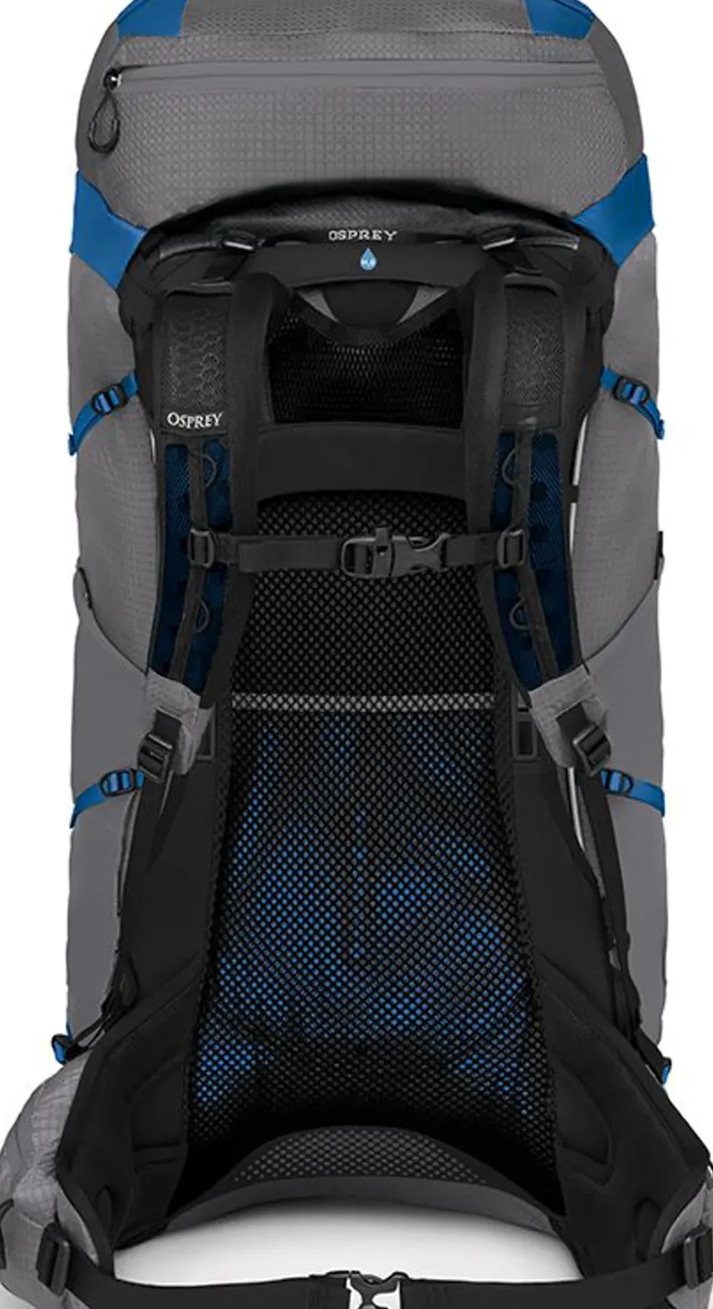 Osprey Backpacking Packs-Exos Pro 55 Rucksack - Dale Grey-Agam Blue