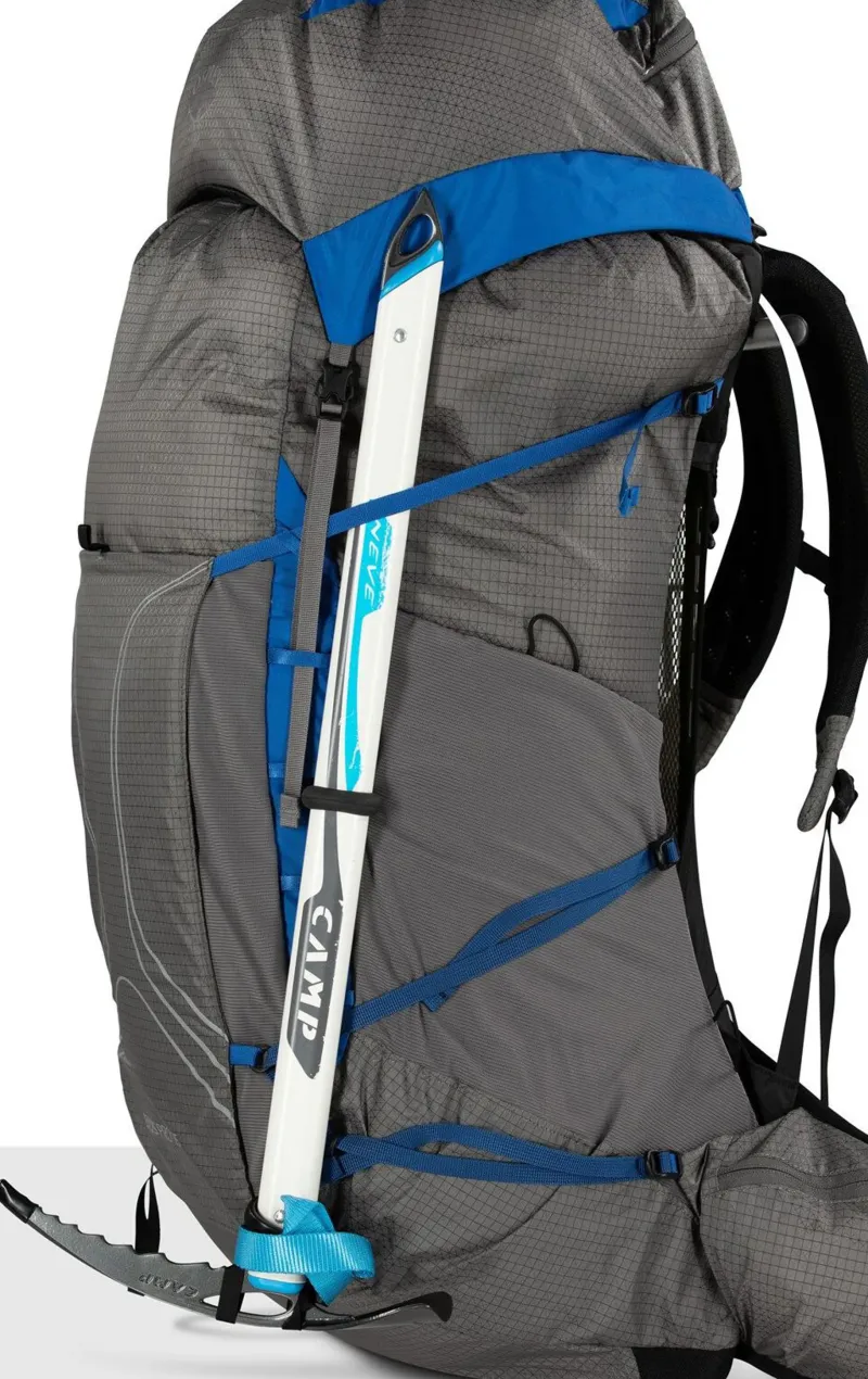 Osprey Backpacking Packs-Exos Pro 55 Rucksack - Dale Grey-Agam Blue