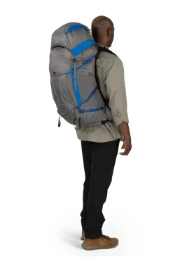Osprey Backpacking Packs-Exos Pro 55 Rucksack - Dale Grey-Agam Blue