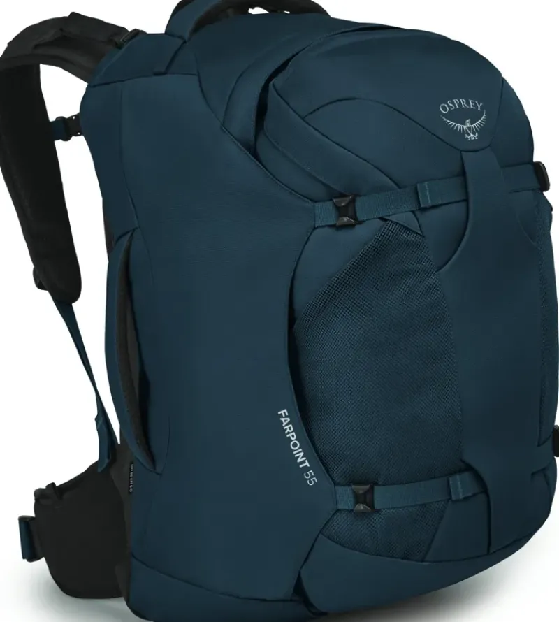 Osprey Luggage & Carry-On-Farpoint 55 Travel Pack - Muted Space Blue