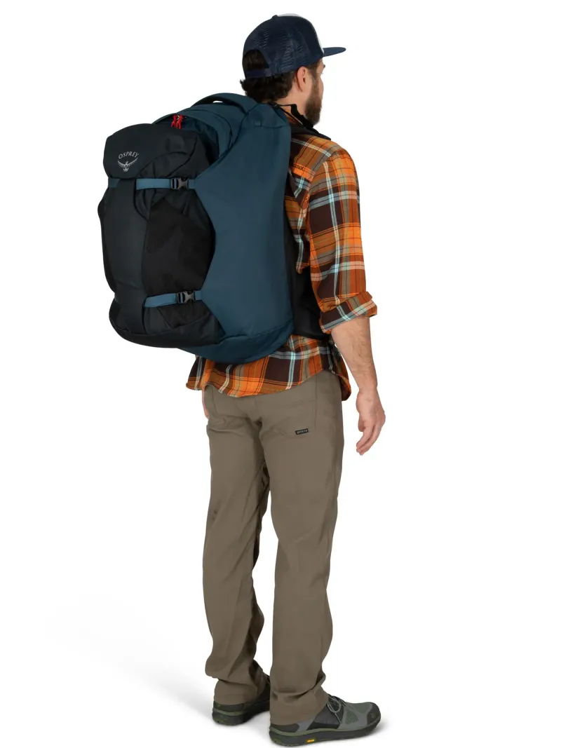 Osprey Luggage & Carry-On-Farpoint 40 Travel Pack - Muted Space Blue