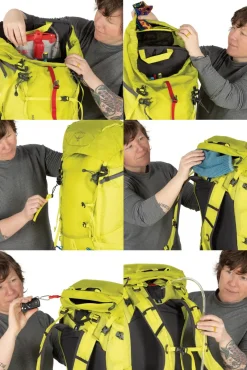 Osprey Climbing Packs And Rope Bags|Climbing Packs-Mutant 38 Climbing Pack - Blue Flame