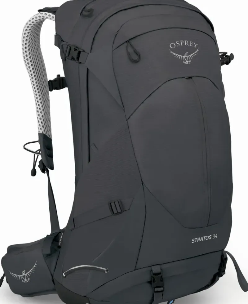 Osprey Day Packs-Stratos 34 Rucksack - Tunnel Vision Grey