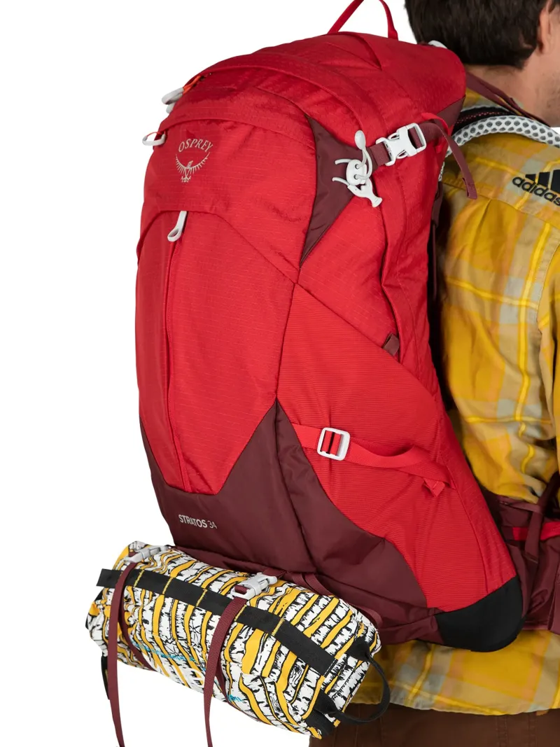 Osprey Day Packs-Stratos 34 Rucksack - Tunnel Vision Grey
