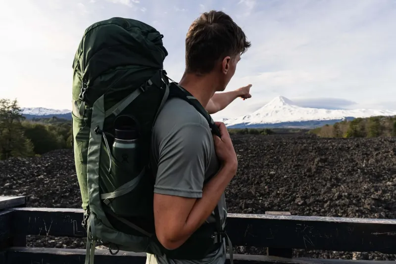 Osprey Backpacking Packs-Talon 44 Rucksack - Black Coal-Grey