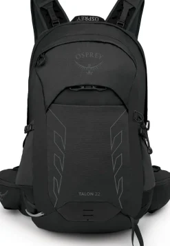 Osprey Day Packs-Talon 22 Rucksack - Extended Fit - Black Coal-Grey