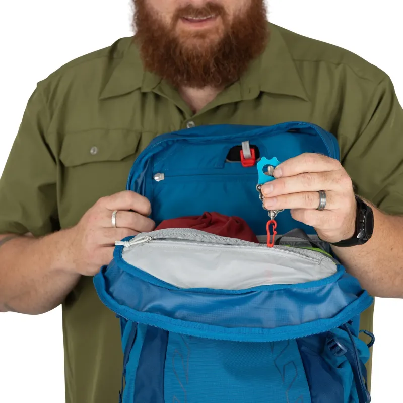 Osprey Day Packs-Talon 22 Rucksack - Extended Fit - Black Coal-Grey