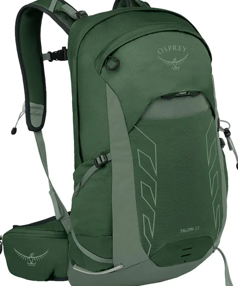 Osprey Day Packs-Talon 22 Rucksack - Green Canopy-Pine Leaf