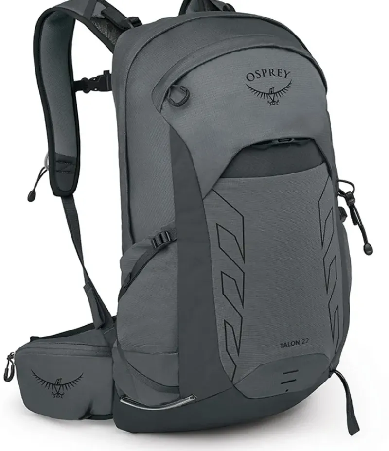 Osprey Day Packs-Talon 22 Rucksack - Phantom Grey-Dark Charcoal