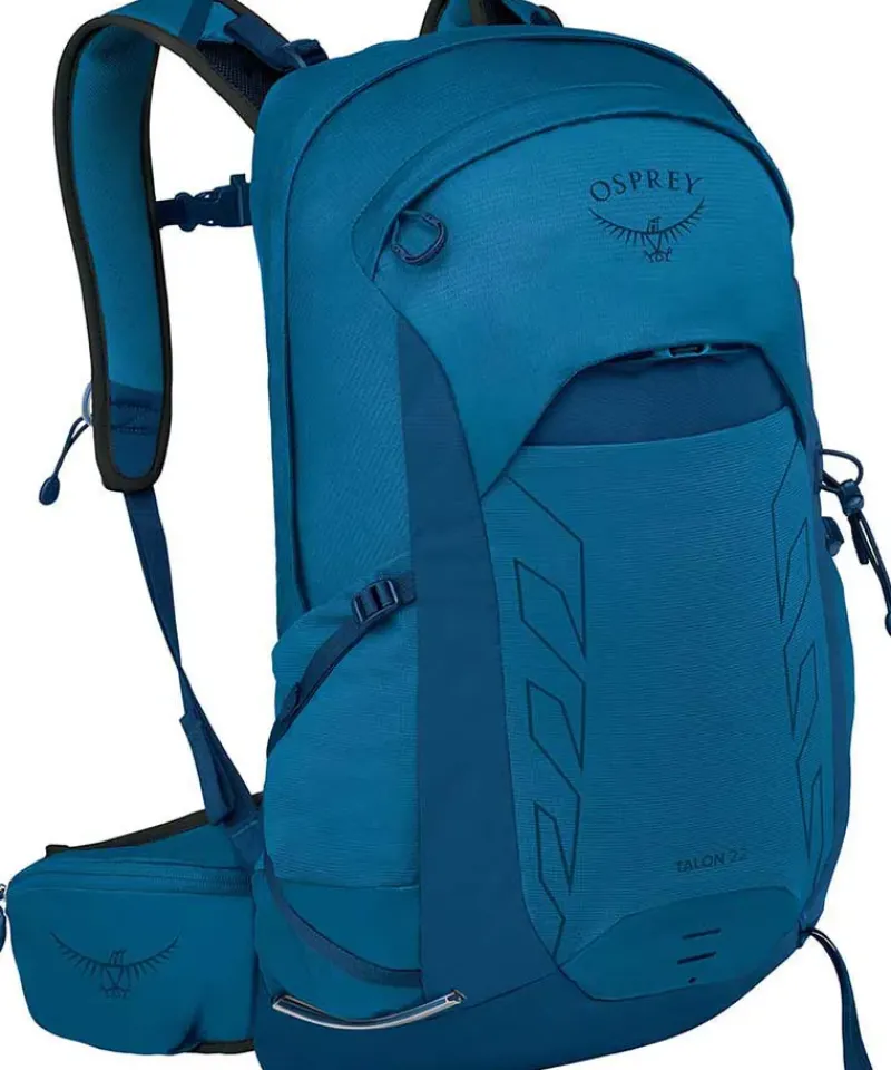Osprey Day Packs-Talon 22 Rucksack - Scoria Blue-Night Shift