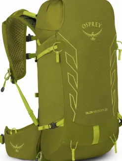 Osprey Fast & Light Rucksacks And Vests-Talon Velocity 20 Rucksack - Matcha Green-Lemongrass