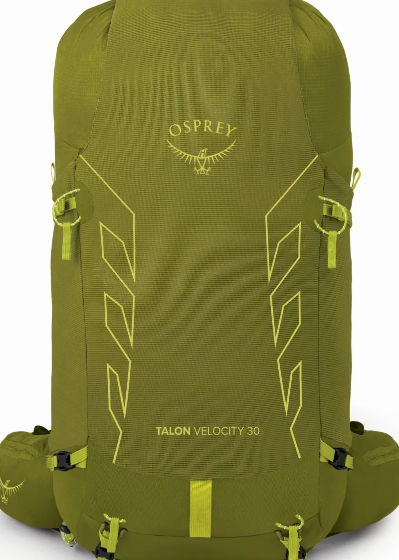 Osprey Fast & Light Rucksacks And Vests-Talon Velocity 30 Rucksack - Matcha Green-Lemongrass