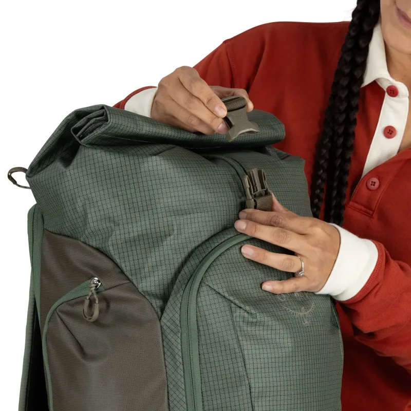 Osprey Day Packs-Transporter Roll Top Rucksack - Pine Leaf