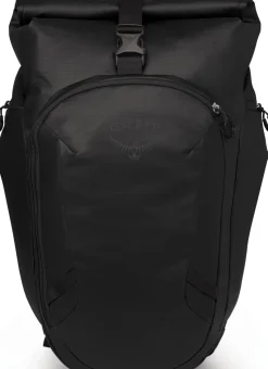 Osprey Day Packs-Transporter Roll Top Rucksack - Raven Black