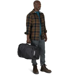 Osprey Duffels & Kitbags-Transporter Squffel 44 Duffel - Raven Black