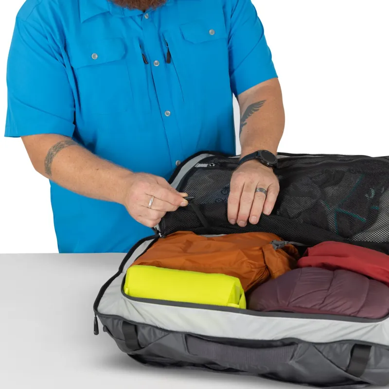 Osprey Duffels & Kitbags-Transporter Squffel 44 Duffel - Raven Black