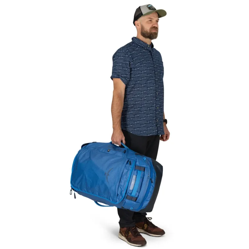Osprey Duffels & Kitbags-Transporter Squffel 70 Duffel - Blue Flame