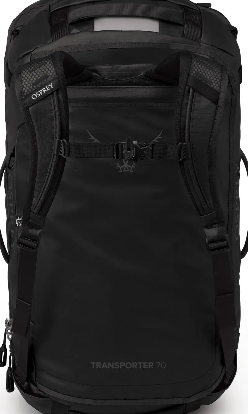 Osprey Duffels & Kitbags-Transporter Squffel 70 Duffel - Raven Black