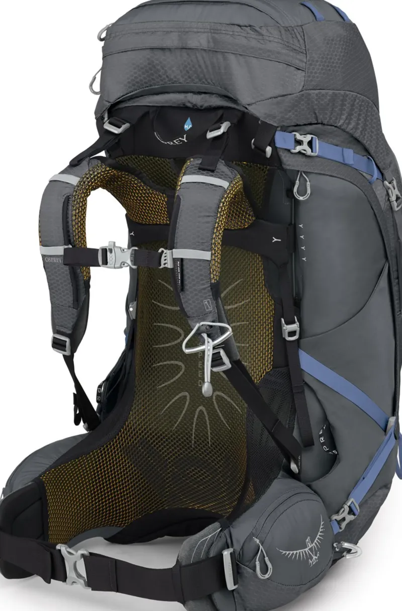 Osprey Backpacking Packs-Womens Aura AG 65 Rucksack - Tungsten Grey