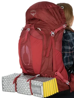 Osprey Backpacking Packs-Womens Aura AG 65 Rucksack - Tungsten Grey