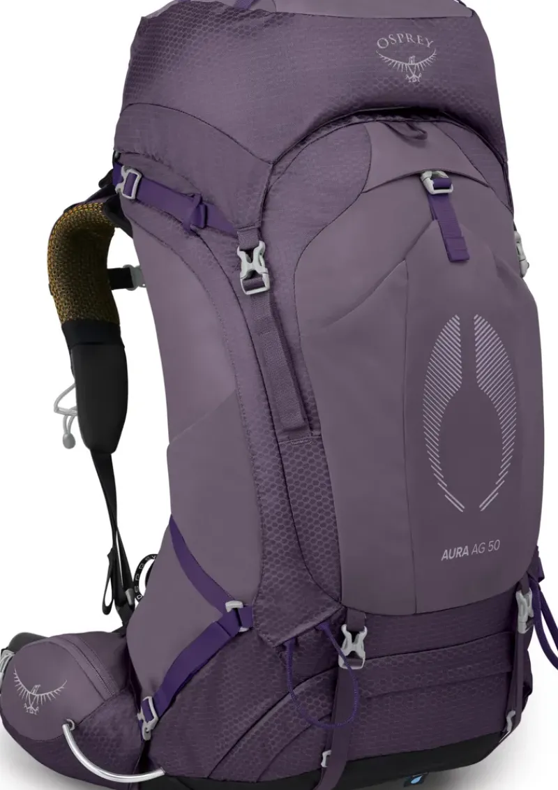 Osprey Backpacking Packs-Womens Aura AG 50 Rucksack - Enchantment Purple