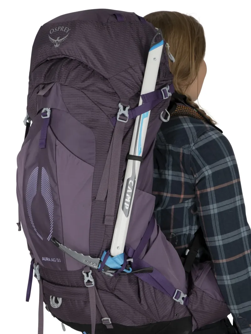 Osprey Backpacking Packs-Womens Aura AG 50 Rucksack - Enchantment Purple