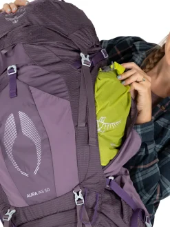 Osprey Backpacking Packs-Womens Aura AG 50 Rucksack - Tungsten Grey