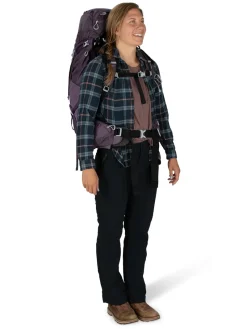 Osprey Backpacking Packs-Womens Aura AG 50 Rucksack - Tungsten Grey
