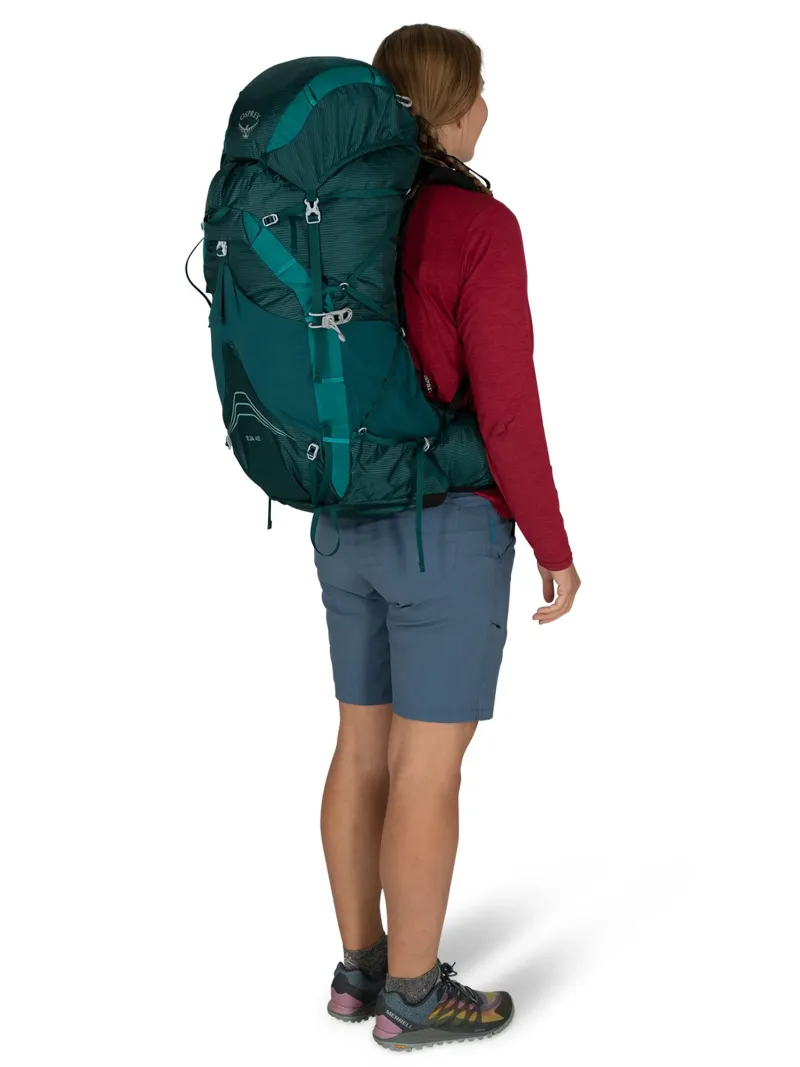 Osprey Fast & Light Rucksacks And Vests-Womens Eja 48 Rucksack - Deep Teal