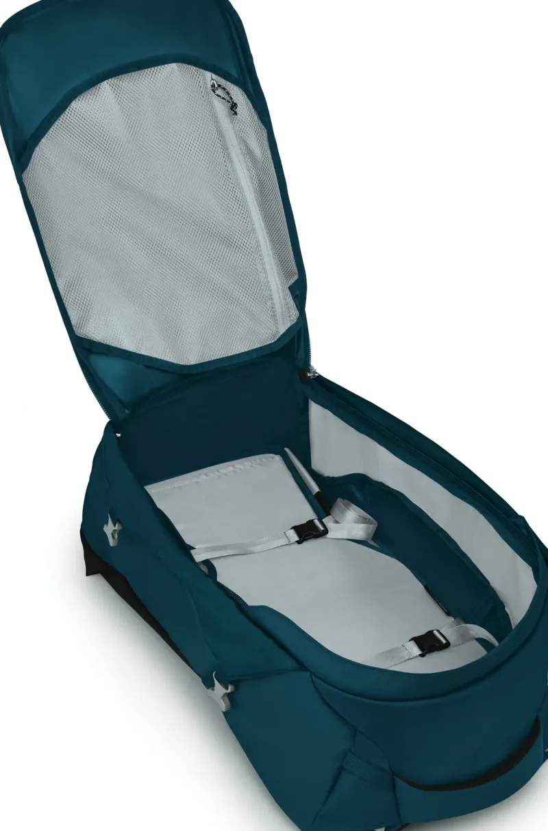 Osprey Luggage & Carry-On-Womens Fairview 55 Travel Pack - Night Jungle Blue