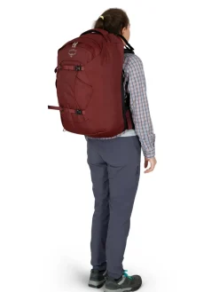 Osprey Luggage & Carry-On-Womens Fairview 40 Travel Pack - Night Jungle Blue