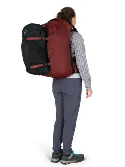 Osprey Luggage & Carry-On-Womens Fairview 40 Travel Pack - Night Jungle Blue