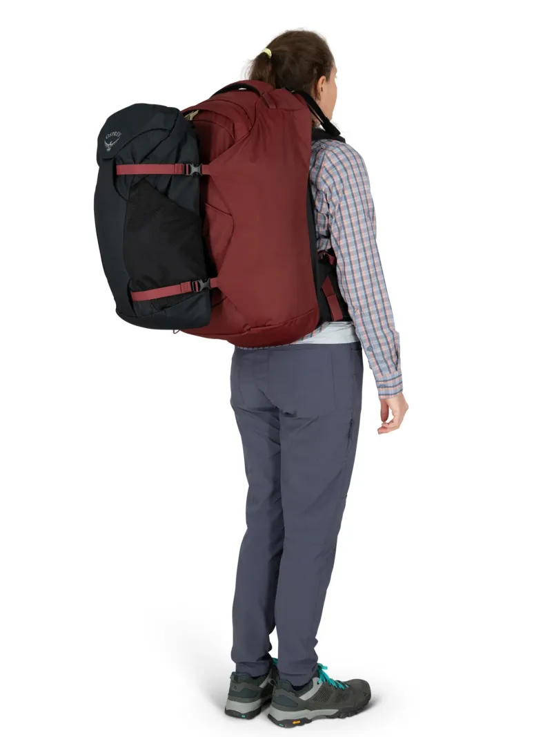 Osprey Luggage & Carry-On-Womens Fairview 40 Travel Pack - Night Jungle Blue
