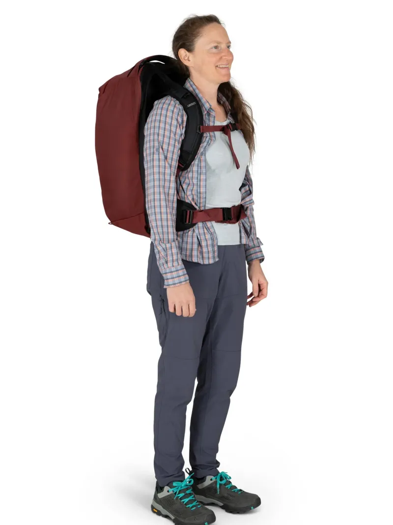 Osprey Luggage & Carry-On-Womens Fairview 40 Travel Pack - Night Jungle Blue