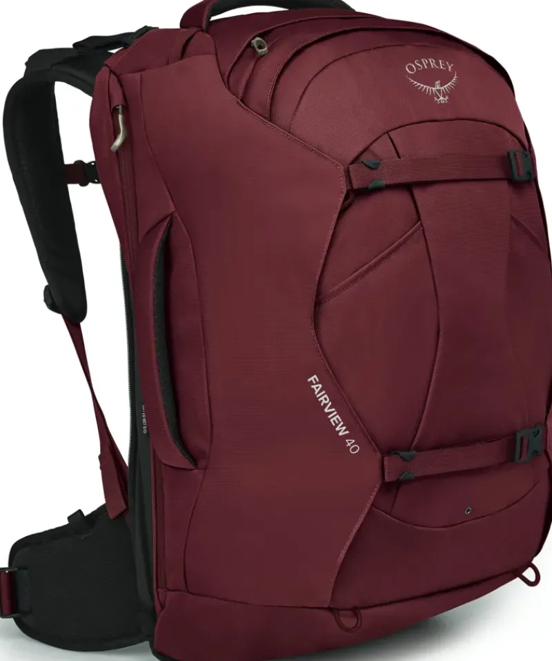 Osprey Luggage & Carry-On-Womens Fairview 40 Travel Pack - Zircon Red