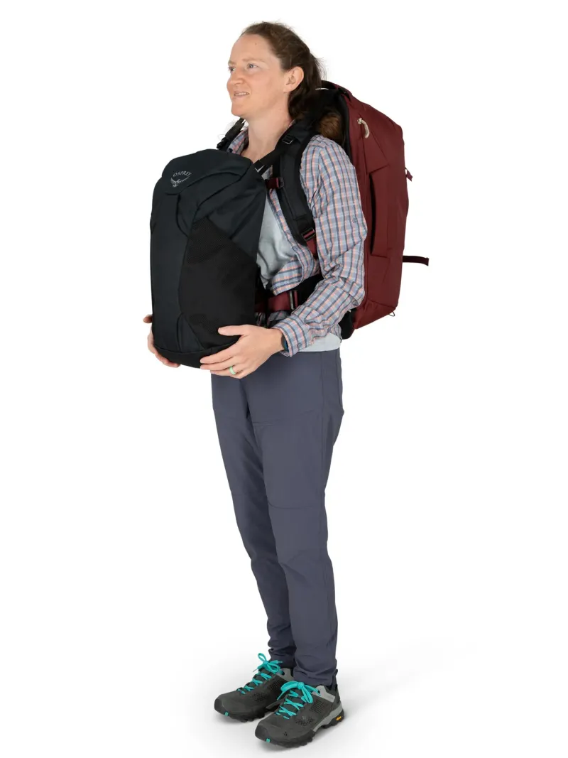 Osprey Luggage & Carry-On-Womens Fairview 40 Travel Pack - Zircon Red