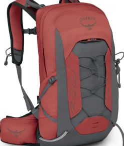 Osprey Day Packs-Womens Tempest 11 Rucksack - Red Pampas-Coal Grey