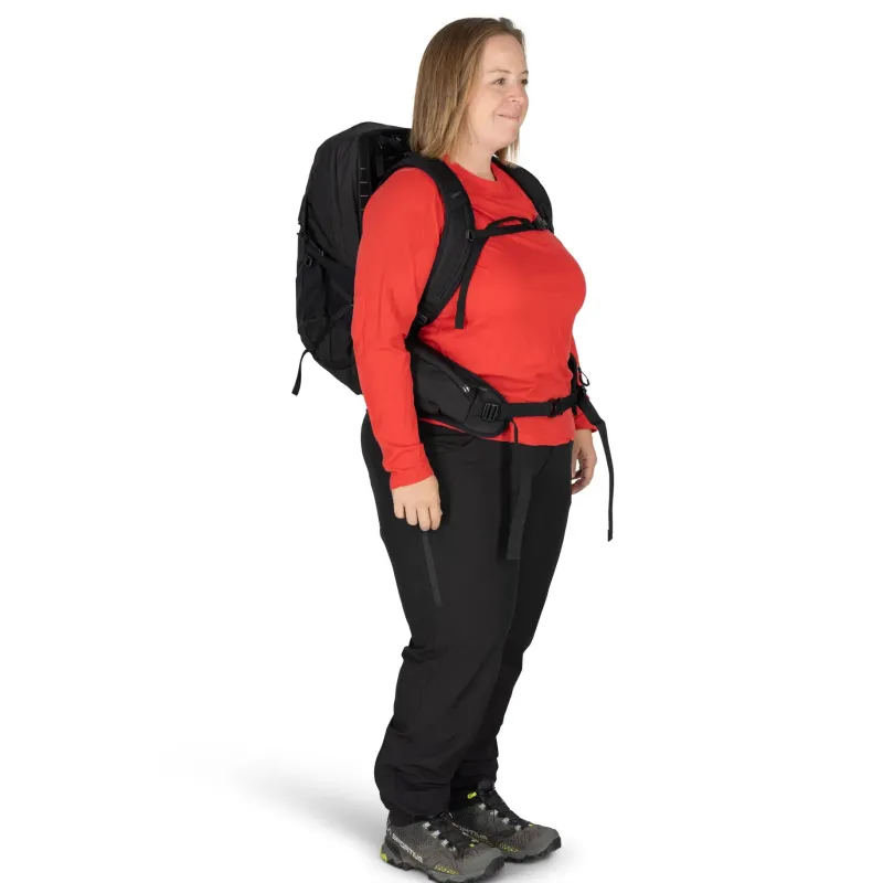 Osprey Day Packs-Womens Tempest 22 Rucksack - Extended Fit - Black-Coal Grey