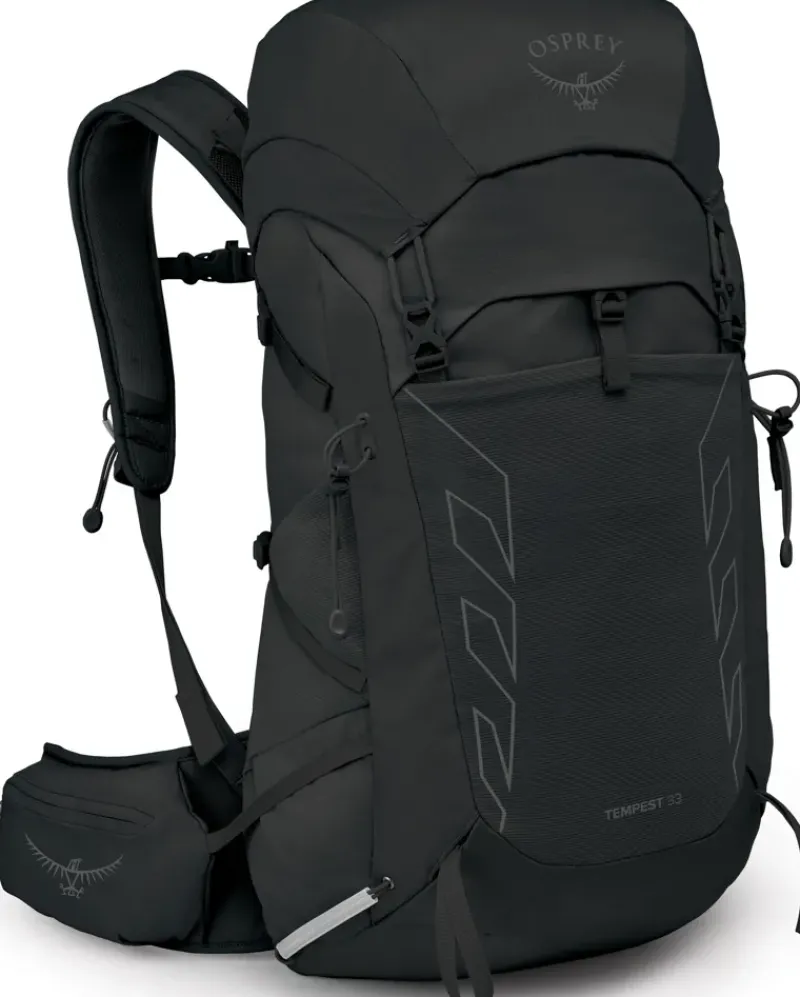 Osprey Day Packs-Womens Tempest 33 Rucksack - Extended Fit - Black-Coal Grey