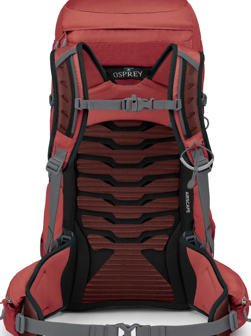 Osprey Day Packs-Womens Tempest 33 Rucksack - Red Pampas-Coal Grey