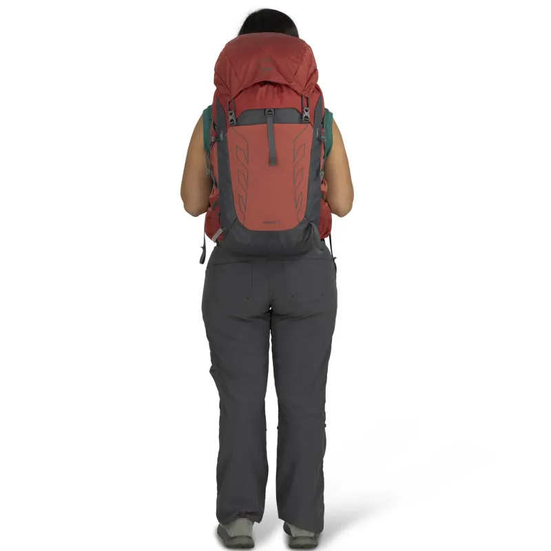 Osprey Day Packs-Womens Tempest 33 Rucksack - Red Pampas-Coal Grey