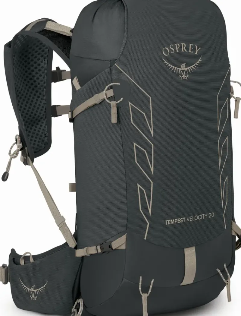 Osprey Fast & Light Rucksacks And Vests-Womens Tempest Velocity 20 Rucksack - Dark Charcoal-Chiru Tan